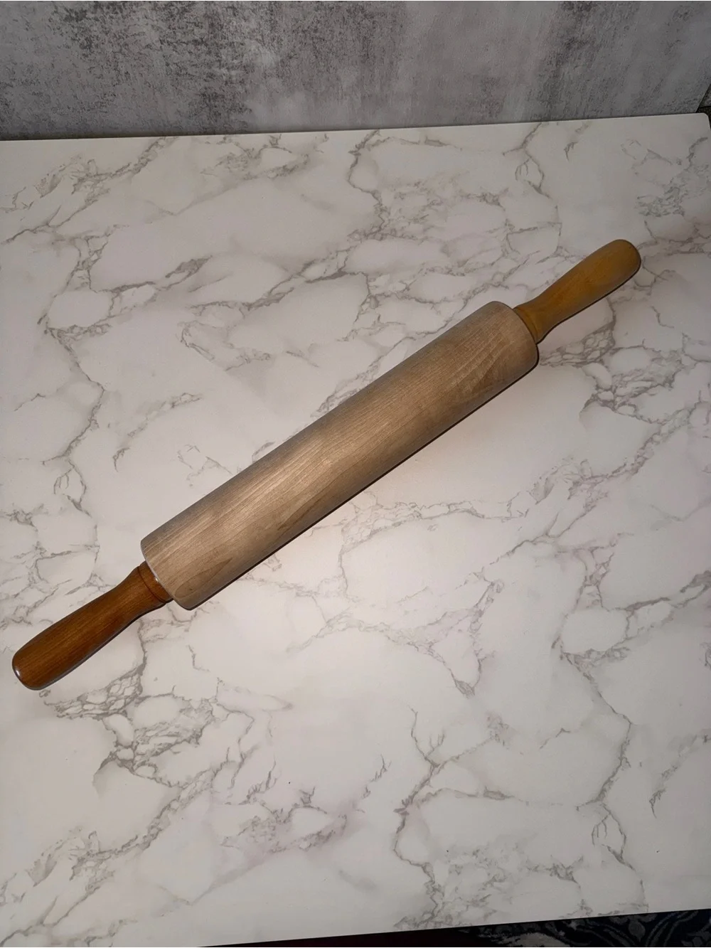 Classic Wooden Rolling Pin - Natural Brown